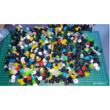 Набір автомобільних кліпсів 500 шт